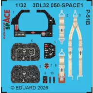 Eduard Accessory P-51B SPACE for Eduard 1:32 (3DL32050)