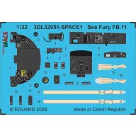   Eduard Accessory Sea Fury FB.11 SPACE for DBMK 1:32 (3DL32051)