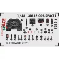   Eduard Accessory P-51D-5 SPACE 1/48 for ZVEZDA 1:48 (3DL48002)