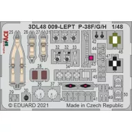 Eduard Accessory P-38G SPACE 1/48 for TAMIYA 1:48 (3DL48010)