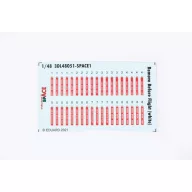   Eduard Accessory Remove Before Flight (white) SPACE 1:48 (3DL48051)