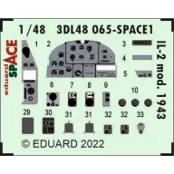 Eduard Accessory Il-2 mod. 1943 SPACE 1/48 1:48 (3DL48065)