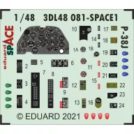 Eduard Accessory P-38J SPACE 1:48 (3DL48081)