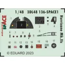 Eduard Accessory Hurricane Mk.IIc SPACE 1/48 ARMA HOBBY 1/48 (3DL48136)