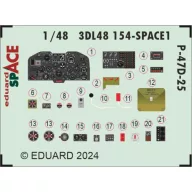 Eduard Accessory P-47D-25 SPACE (3DL48154)
