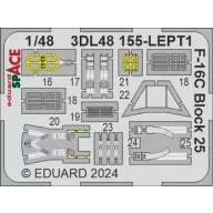 Eduard Accessory F-16C Block 25 SPACE (3DL48155)