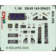 Eduard Accessory MiG-29K SPACE HOBBY BOSS 1:48 (3DL48169)