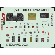 Eduard Accessory P-47D-30 SPACE MINIART 1:48 (3DL48170)
