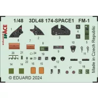 Eduard Accessory FM-1 SPACE TAMIYA 1:48 (3DL48174)