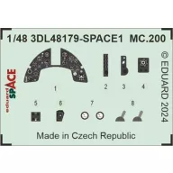 Eduard Accessory MC.200 SPACE ITALERI 1:48 (3DL48179)