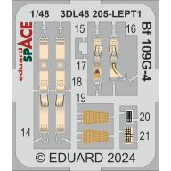 Eduard Accessory Bf 109G-4 SPACE EDUARD 1:48 (3DL48205)