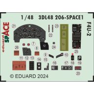 Eduard Accessory F4U-2 SPACE HOBBY BOSS 1:48 (3DL48206)