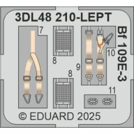 Eduard Accessory Bf 109E-3 SPACE HOBBY BOSS 1:48 (3DL48210)