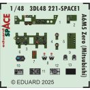 Eduard Accessory A6M5 Zero (Mitsubishi) SPACE FINE MOLDS 1:48 (3DL48221)
