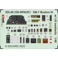   Eduard Accessory DB-7 Boston III w/ US seatbelts SPACE HKM 1:48 (3DL48230)