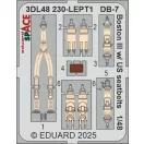 Eduard Accessory DB-7 Boston III w/ US seatbelts SPACE HKM 1:48 (3DL48230)