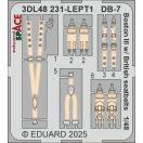 Eduard Accessory DB-7 Boston III w/ British seatbelts SPACE HKM 1:48 (3DL48231)