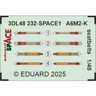   Eduard Accessory A6M-2K seatbelts SPACE EDUARD 1:48 (3DL48232)
