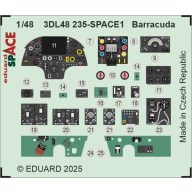 Eduard Accessory Barracuda SPACE TRUMPETER 1:48 (3DL48235)