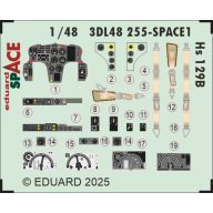 Eduard Accessory Hs 129B SPACE for Takom 1:48 (3DL48255)