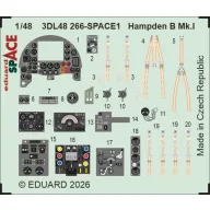  Eduard Accessory Hampden B Mk.I SPACE for ICM 1:48 (3DL48266)