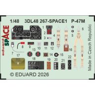 Eduard Accessory P-47M SPACE for Miniart 1:48 (3DL48267)