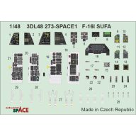   Eduard Accessory F-16I SUFA SPACE for Great Wall Hobby 1:48 (3DL48273)