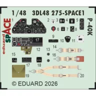 Eduard Accessory P-40K SPACE for Eduard 1:48 (3DL48275)