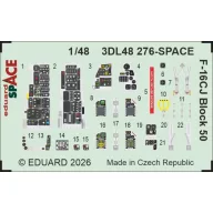   Eduard Accessory F-16CJ Block 50 SPACE for Tamiya 1:48 (3DL48276)