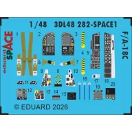   Eduard Accessory F/A-18C SPACE 1/48 for Eduard / Kinetic 1:48 (3DL48282)