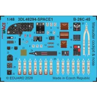   Eduard Accessory B-26C-45 Marauder cockpit & nose SPACE for ICM 1:48 (3DL48294)