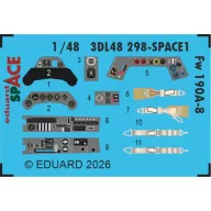   Eduard Accessory Fw 190A-8 SPACE for Hobby Boss 1:48 (3DL48298)