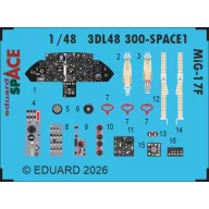 Eduard Accessory MiG-17F SPACE for Kinetic 1:48 (3DL48300)