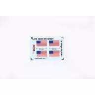 Eduard Accessory US ensign flag WWII SPACE 1:350 (3DL53001)