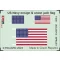 Eduard Accessory US Navy ensign & union jack flag SPACE 1/200 1/350 (3DL53013)