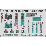   Eduard Accessory MiG-21PFM SPACE 1/72 for EDUARD 1:72 (3DL72004)
