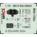 Eduard Accessory MiG-15bis SPACE (3DL72026)