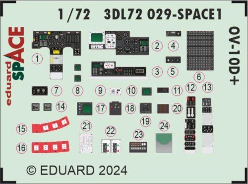 Eduard OV-10D+ SPACE ICM 1:72 (3DL72029)