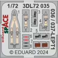 Eduard Accessory P-51D-5 SPACE 1:72 (3DL72035)