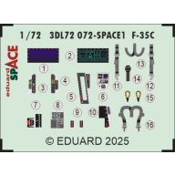 Eduard Accessory F-35C SPACE 1/72 for Tamiya 1:72 (3DL72072)