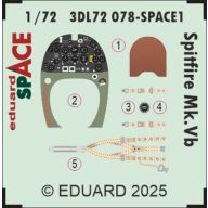   Eduard Accessory Spitfire Mk.Vb SPACE for Eduard Accessory 1:72 (3DL72078)