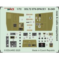   Eduard Accessory B-24D nose & radio compartment SPACE for Airfix 1:72 (3DL72079)