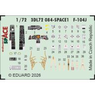 Eduard Accessory F-104J SPACE for Fine Molds 1:72 (3DL72084)