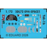 Eduard Accessory Yak-1b SPACE for Arma Hobby 1:72 (3DL72094)