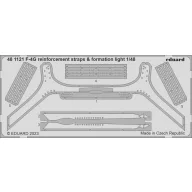  Eduard Accessory F-4G reinforcement straps & formation lights 1/48 MENG 1:48 (481121)