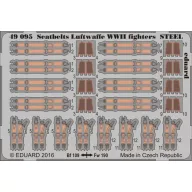   Eduard Accessory Seatbelts Luftwaffe WWII fighters STEEL 1:48 (49095)