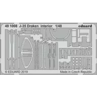   Eduard Accessory J-35 Draken interior for Hasegawa 1:48 (491008)