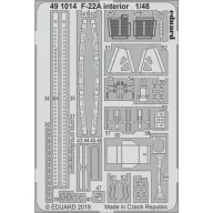 Eduard Accessory F-22A interior for Hasegawa 1:48 (491014)