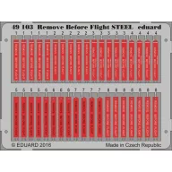 Eduard Accessory Remove Before Flight STEEL 1:48 (49103)
