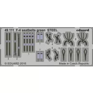 Eduard Accessory F-4 seatbelts green STEEL 1:48 (49111)